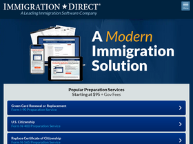 'immigrationdirect.com' screenshot