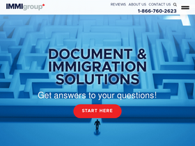 'immigroup.com' screenshot