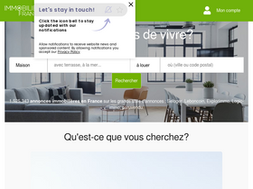 'immobilier-france.fr' screenshot