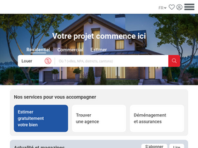'immobilier.ch' screenshot