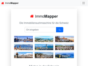 'immomapper.ch' screenshot