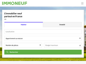 'immoneuf.com' screenshot