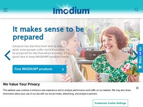 'imodium.com' screenshot