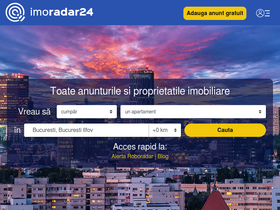 'imoradar24.ro' screenshot