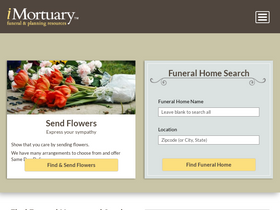 'imortuary.com' screenshot