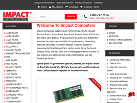 'impactcomputers.com' screenshot