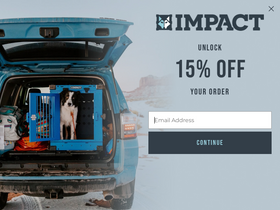 'impactdogcrates.com' screenshot