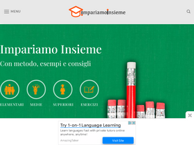 'impariamoinsieme.com' screenshot