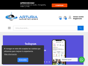'importacionesarturia.com' screenshot