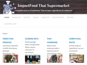 'importfood.com' screenshot