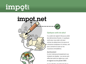 'impot.net' screenshot