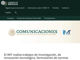 'imt.mx' screenshot