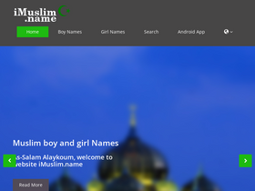 'imuslim.name' screenshot