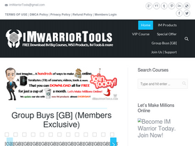 'imwarriortools.com' screenshot