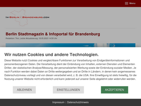 'in-berlin-brandenburg.com' screenshot