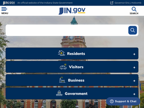 'myshare.in.gov' screenshot