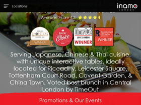 'inamo-restaurant.com' screenshot