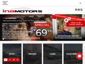 'inamotors.com' screenshot