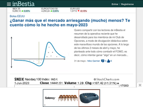 'inbestia.com' screenshot
