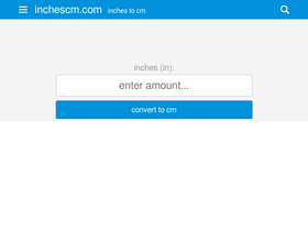 'inchescm.com' screenshot