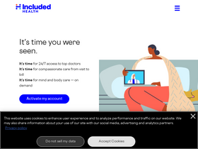 'includedhealth.com' screenshot
