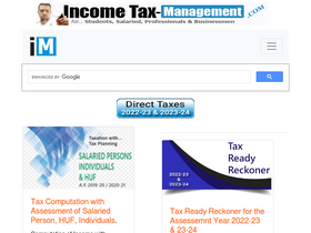 'incometaxmanagement.com' screenshot