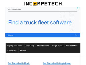 'incompetech.com' screenshot