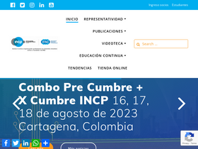 'incp.org.co' screenshot