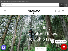 'incycle.com' screenshot