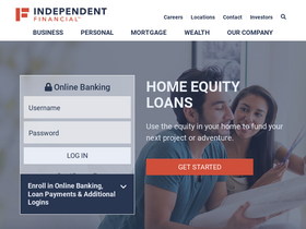 'independent-bank.com' screenshot