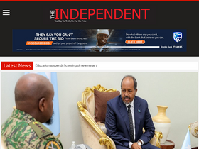 'independent.co.ug' screenshot