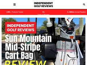 'independentgolfreviews.com' screenshot