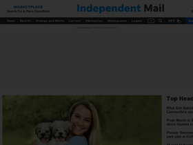 'independentmail.com' screenshot