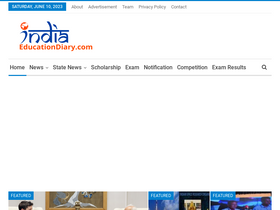 'indiaeducationdiary.in' screenshot