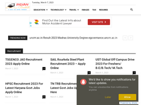 'indianbooklet.com' screenshot