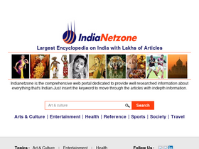 'indianetzone.com' screenshot
