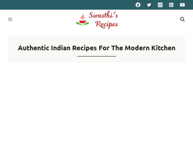 'indianhealthyrecipes.com' screenshot