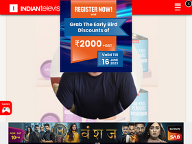 'indiantelevision.com' screenshot
