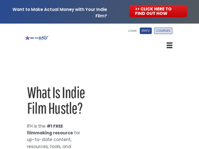 'indiefilmhustle.com' screenshot