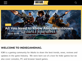 'indiegamemag.com' screenshot