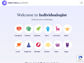 'individualogist.com' screenshot