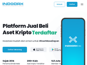 'indodax.com' screenshot