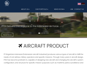 'indonesian-aerospace.com' screenshot