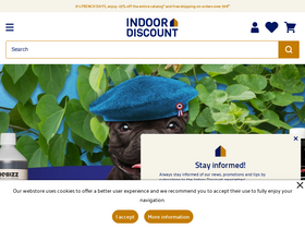 'indoordiscount.com' screenshot