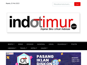 'indotimur.com' screenshot