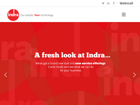 'indra.com' screenshot