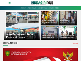 'indragirione.com' screenshot