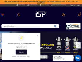 'industrialsafetyproducts.com' screenshot