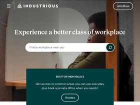 'industriousoffice.com' screenshot