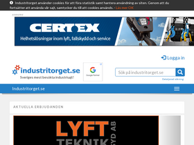 'industritorget.se' screenshot